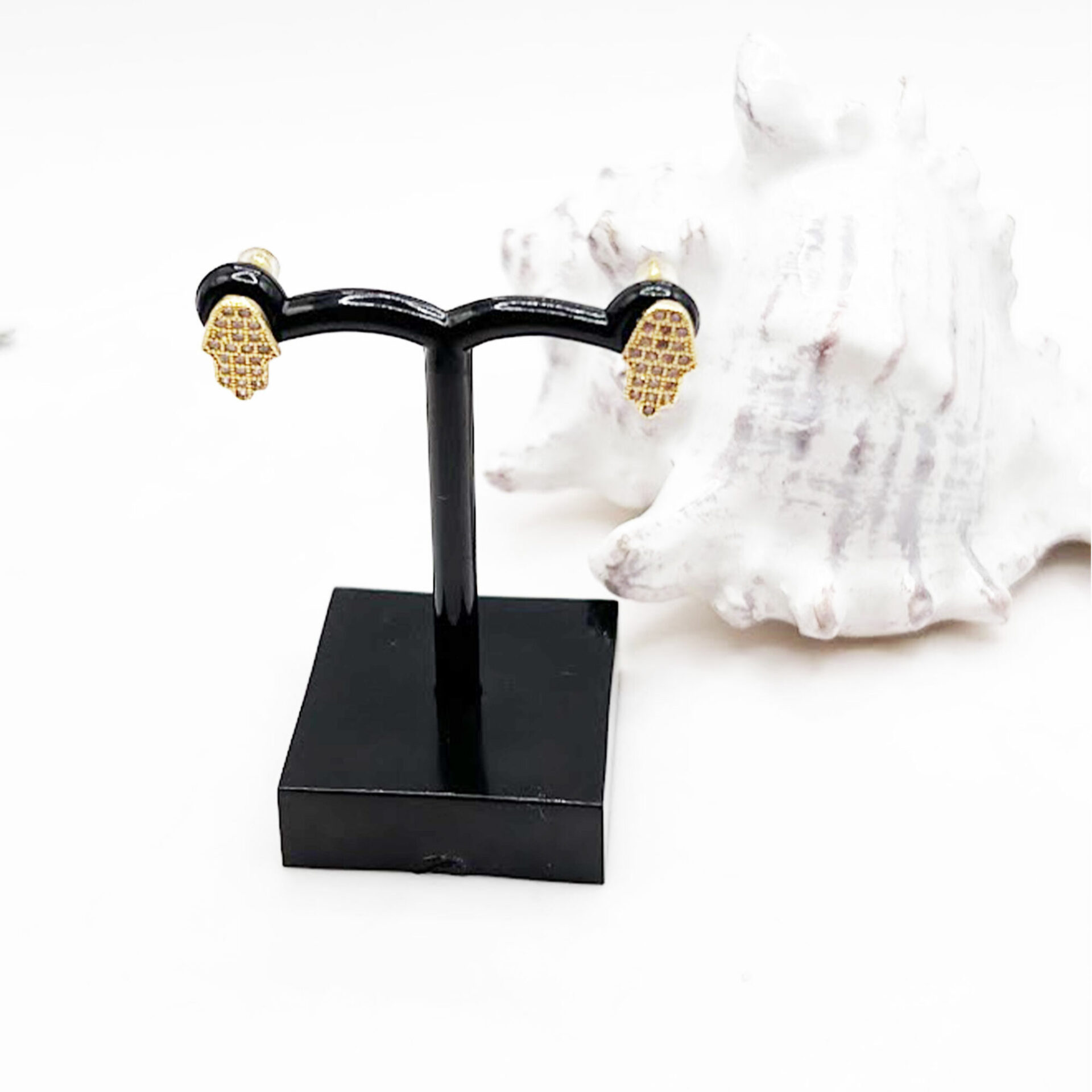 Hamsa Earrings