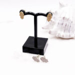 Sterling Silver Hamsa Earrings