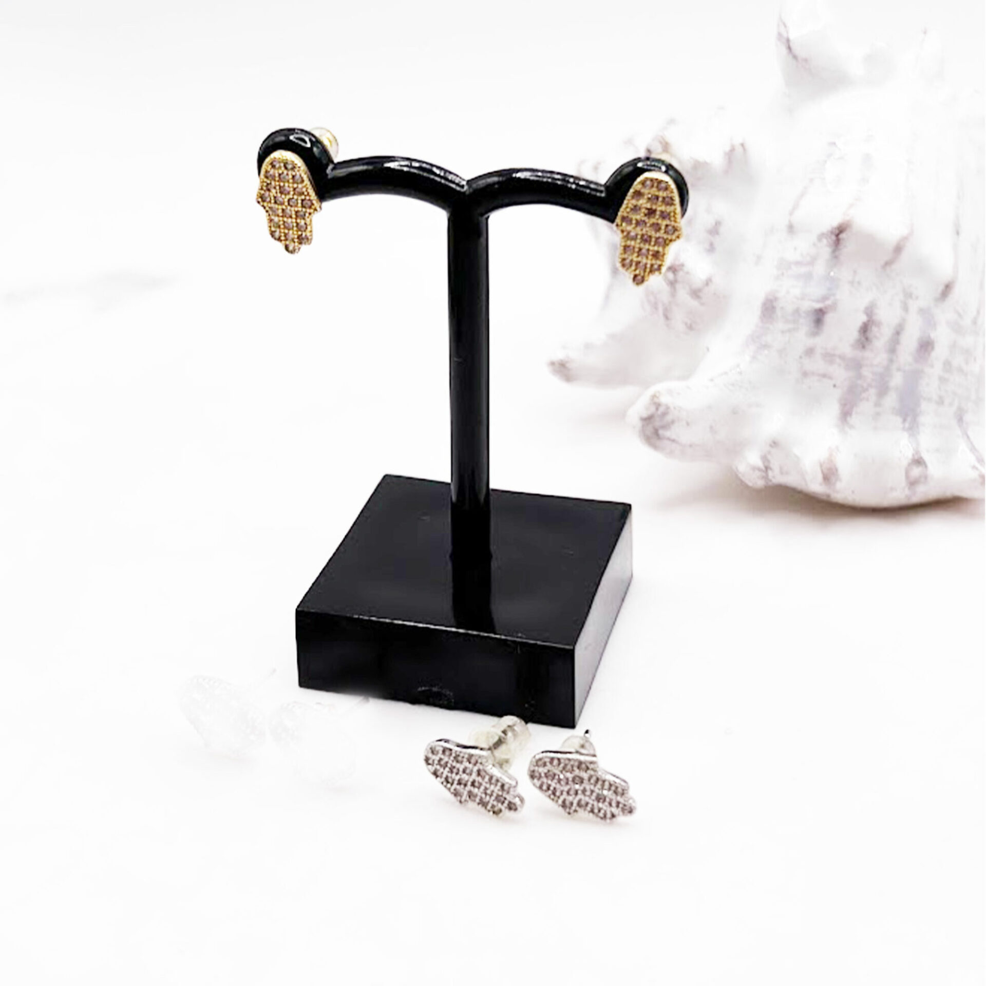Hamsa Earrings