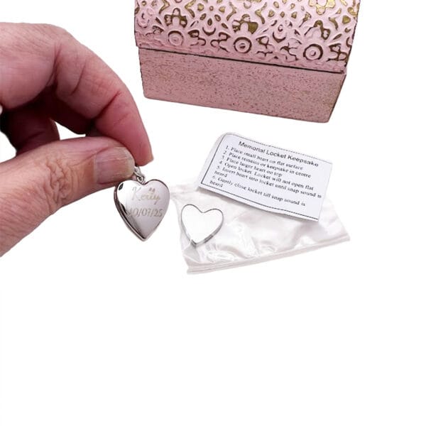 Memorial Heart Necklace