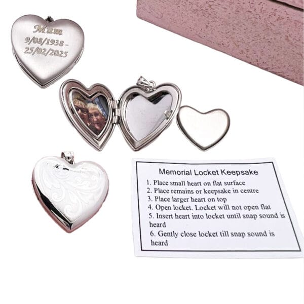 Memorial Heart Locket