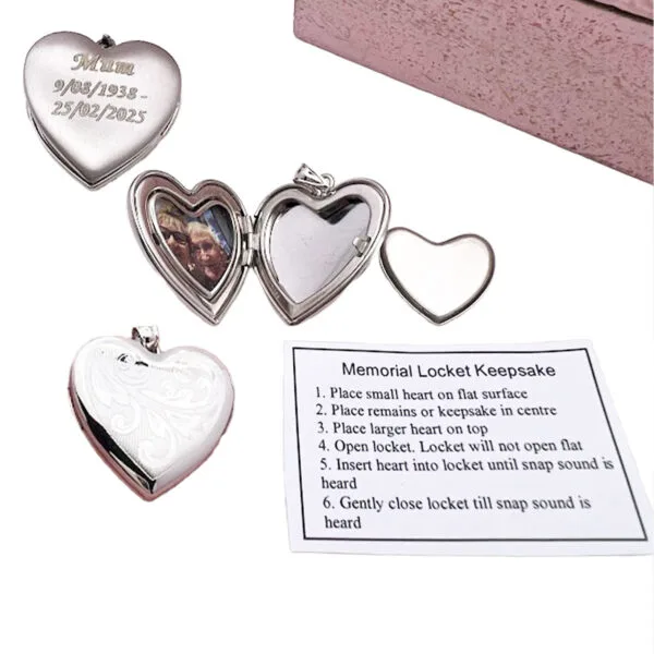 Memorial Heart Locket