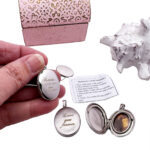 Sterling Silver Oval Memorial Locket