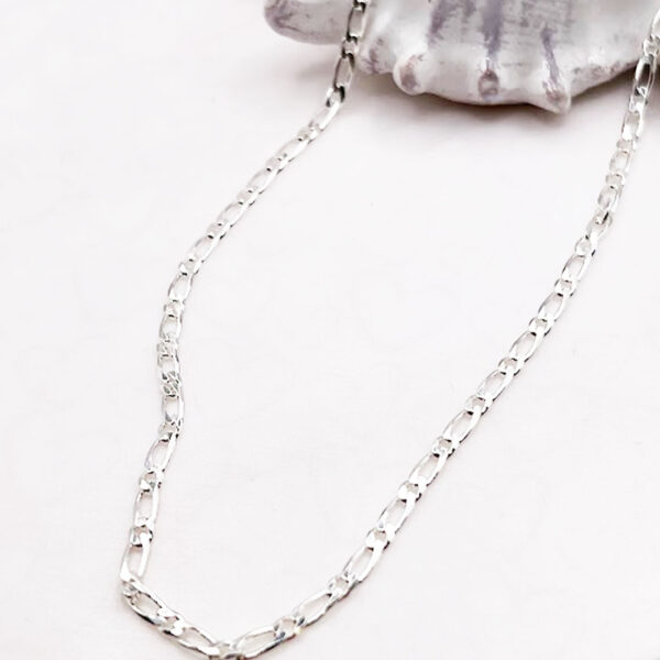 Sterling Silver Figaro Necklace