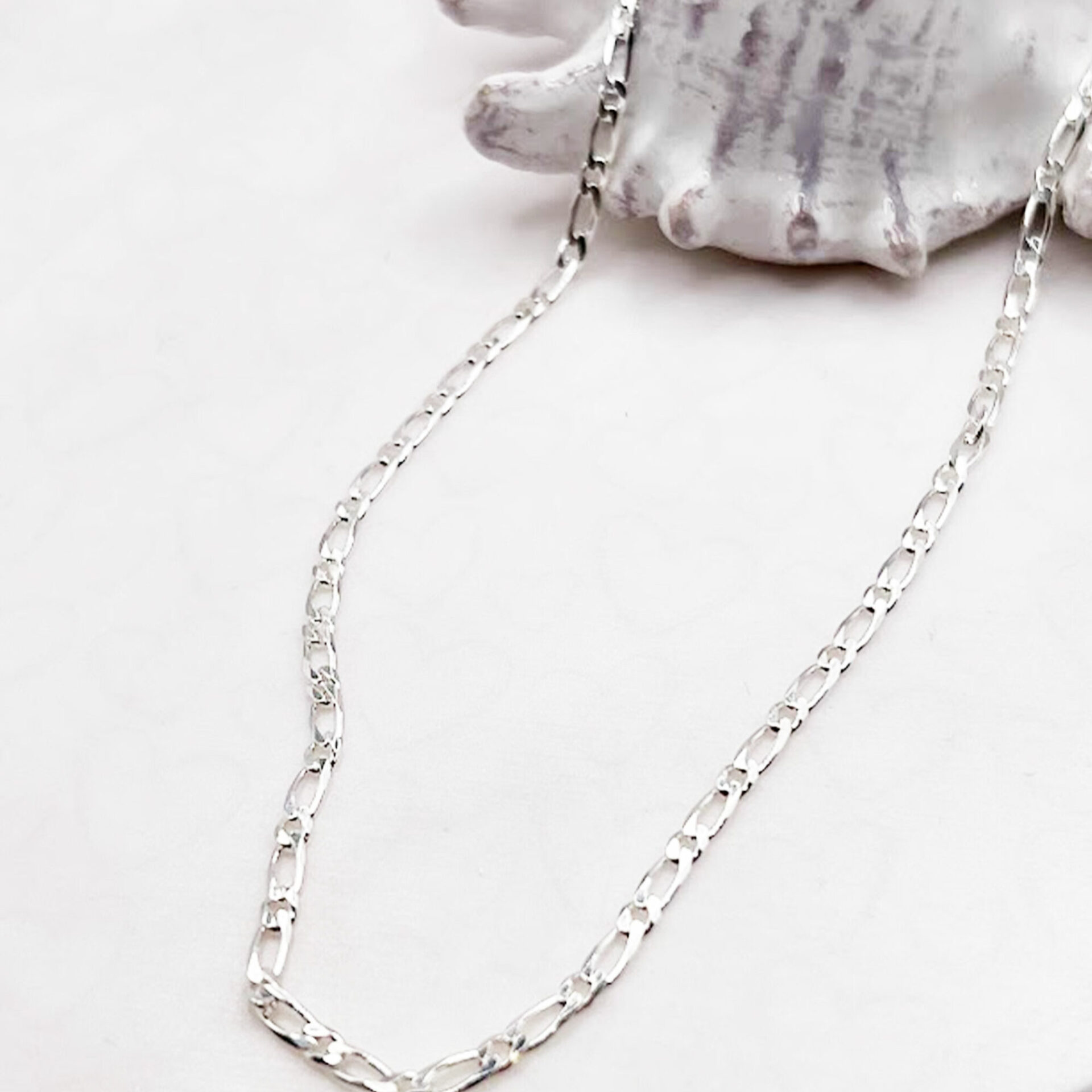 Sterling Silver Figaro Necklace