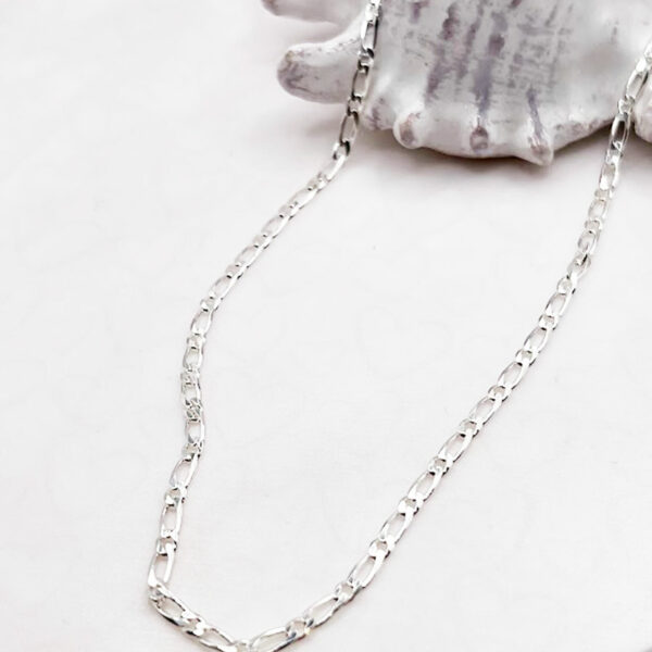 Sterling Silver Figaro Necklace