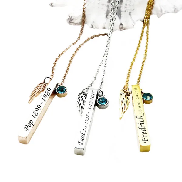 Angel Memorial Necklace
