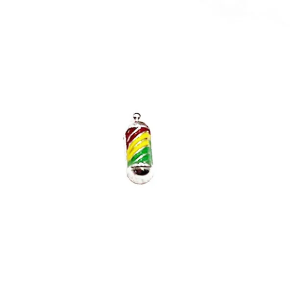 Barber Pole Floating Charm