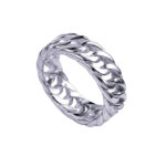 Sterling Silver Chain Link Ring