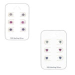 Sterling Silver Crystal Earrings