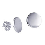 Sterling Silver Disc Earrings