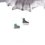 Ice Skating Floating Charm