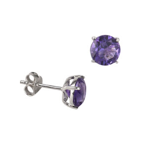 Natural Amethyst Earrings