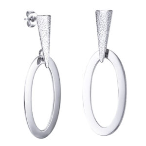 Oval Drop Earrings