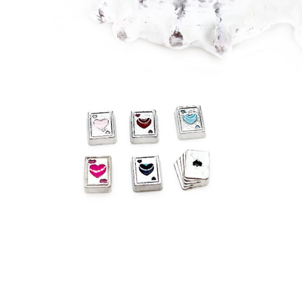 Playing Cards Floating Charms