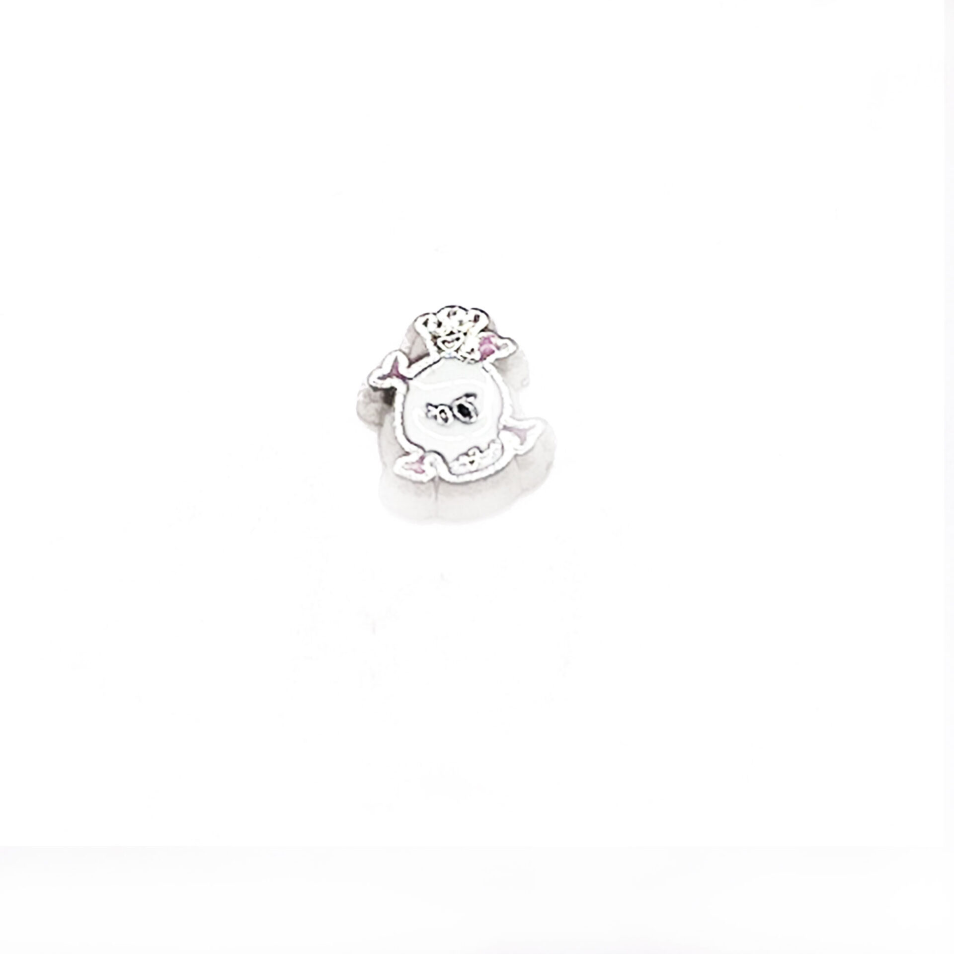 Pretty Skull Floating Charm
