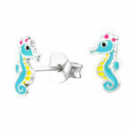 Sterling Silver Seahorse Earrings