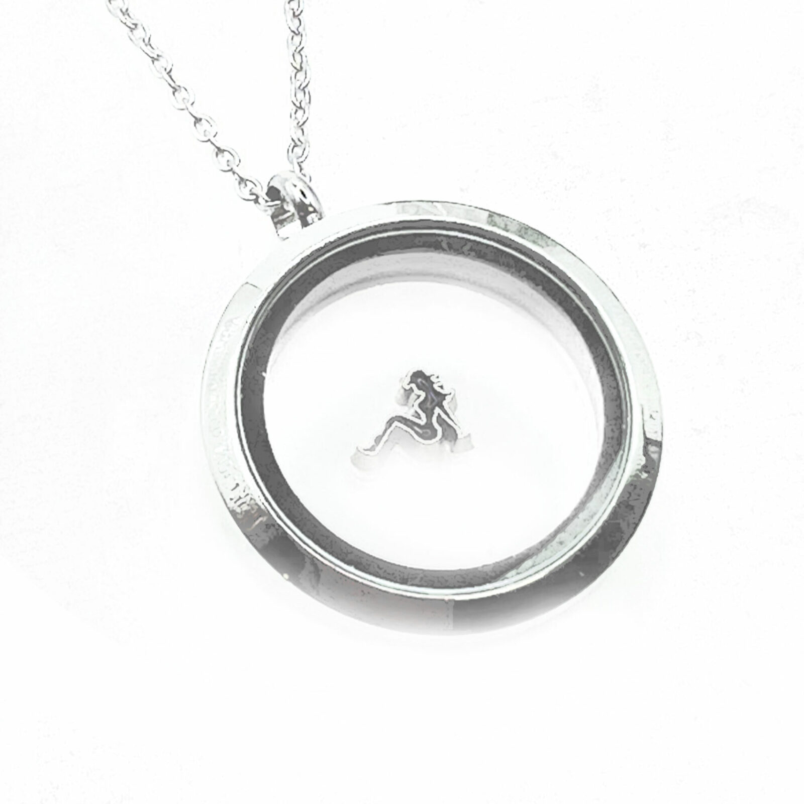 Trucker Lady Floating Charm