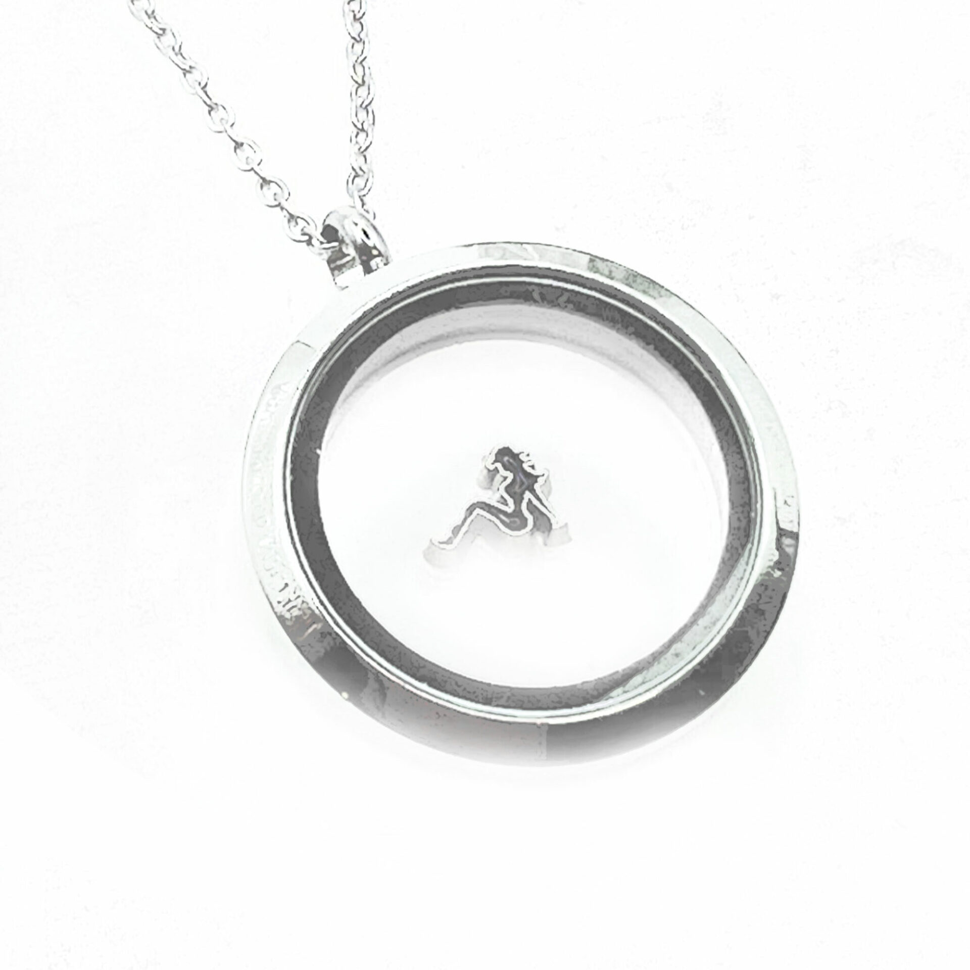 Trucker Lady Floating Charm