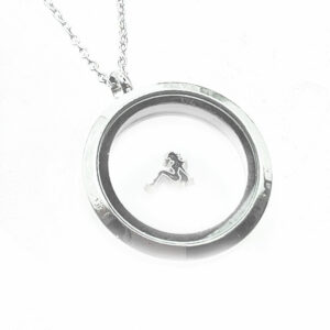 Trucker Lady Floating Charm