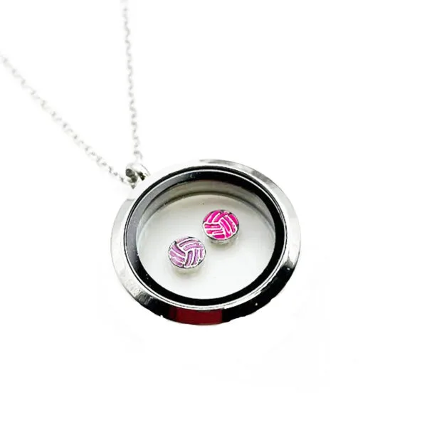Volleyball Floating Charm