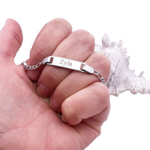 Personalised Baby Bracelet - Engraved Keepsake 7 Personalised Baby Bracelet