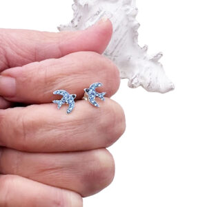 Crystal Bird Earrings