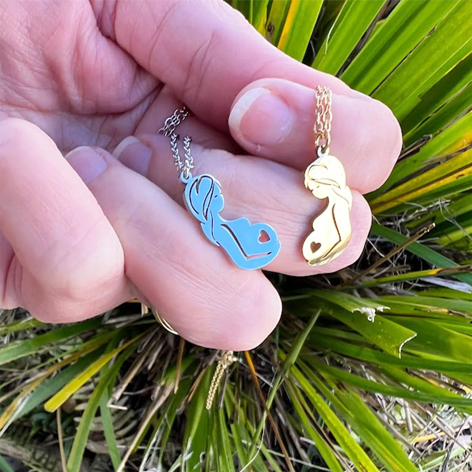 Mother with Child Necklace