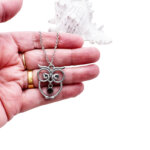 Birthstone Owl Necklace