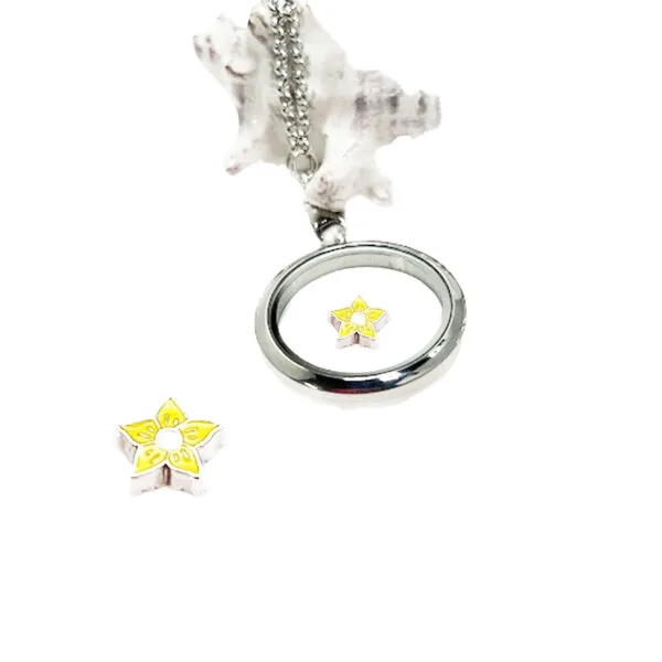 Daffodil Floating Charm