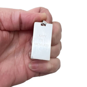 Sterling Silver Personalised Necklace