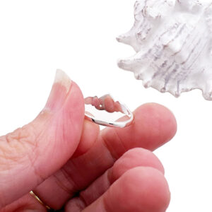 Sterling Silver Birthstone Signet Ring - Personalised Initial & Gem 9 August Birthstone Signet Ring