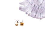 Gold Earring cup and post