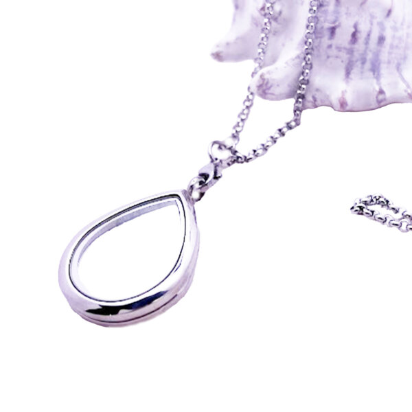 Floating Locket Teardrop