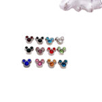 Mickey Mouse Birthstone Floating Charms