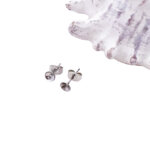 Silver Earring Cup and Post
