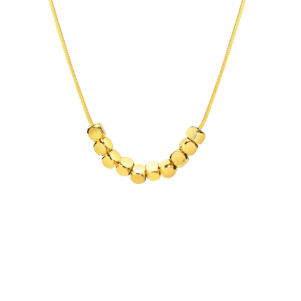 Gold Beaded Necklace