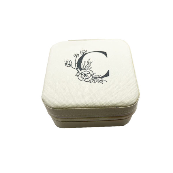 Flower Initial Jewellery Box