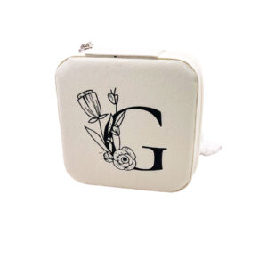 Flower Initial Jewellery Box