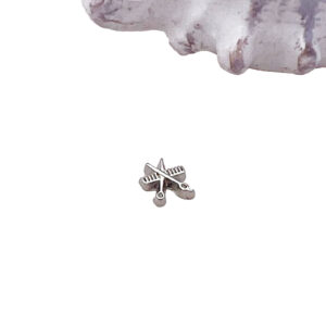 Scissor and Comb Floating Charm