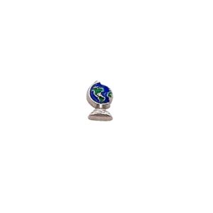 World Globe Floating Charm