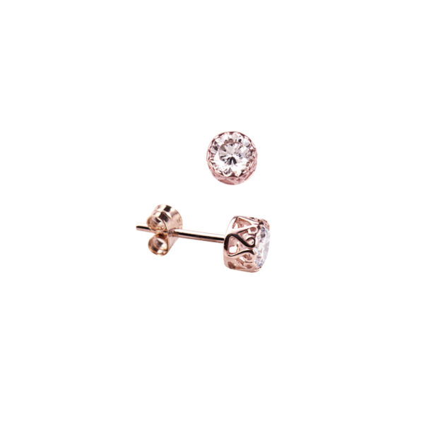 Filigree CZ Earrings