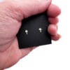 9ct Gold Cross Earrings