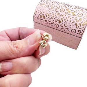 9ct Gold Knot Earrings 6 9ct Gold Knot Earrings