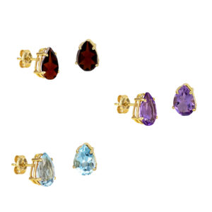 9ct Gold Teardrop Earrings