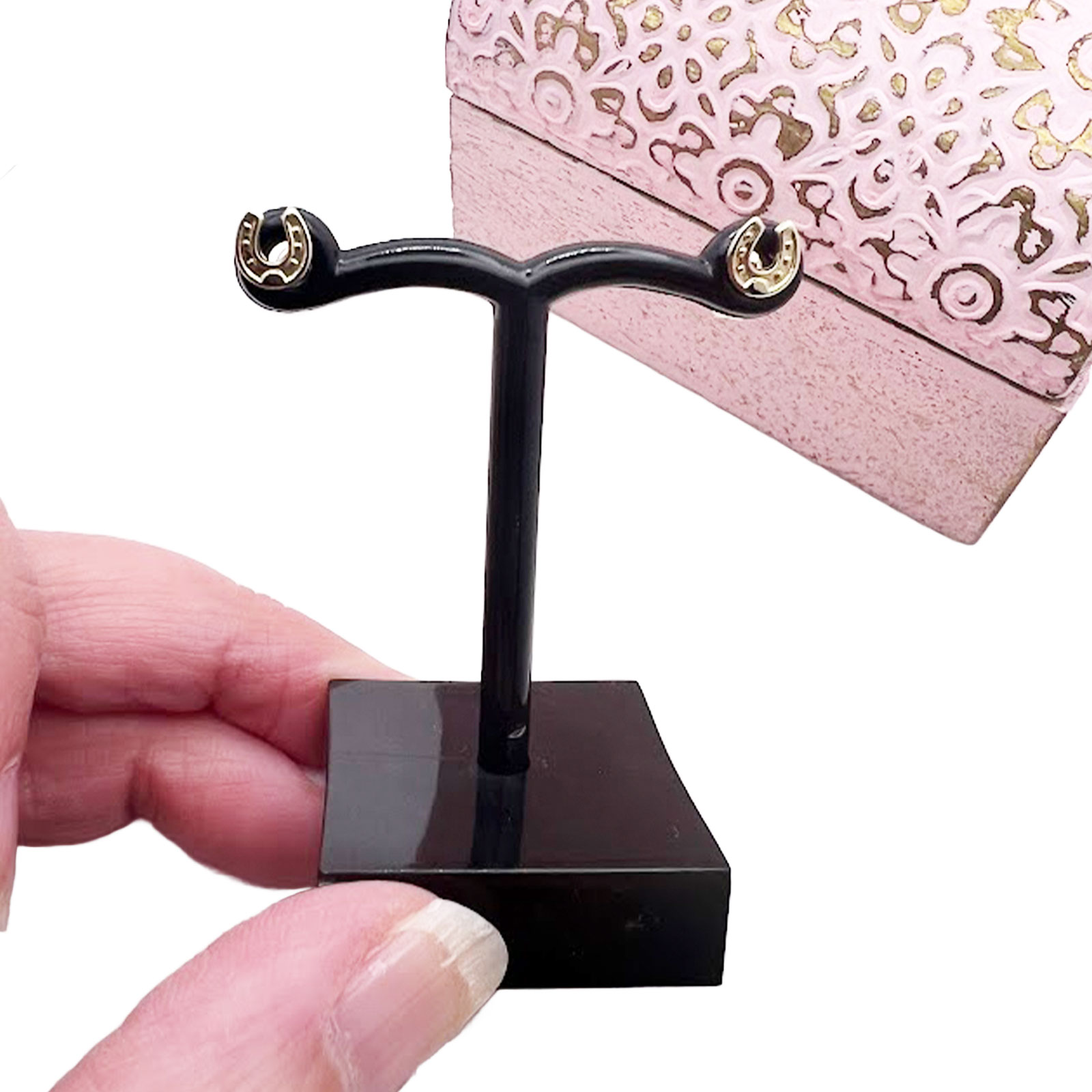 9ct Gold Horseshoe Earrings 5 9ct Gold Horseshoe Earrings