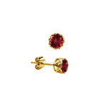 Natural Garnet Earrings