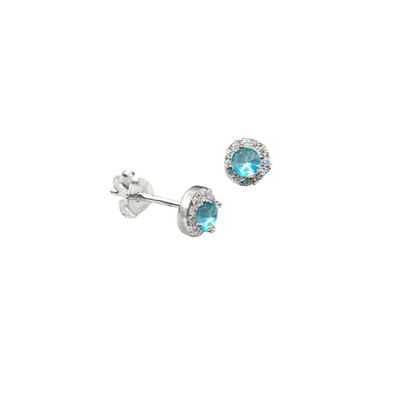 Crystal Surround CZ Earrings