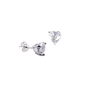 Heart CZ Earrings
