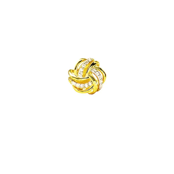Diamond Knot Studs